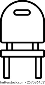 Baby chair vector icon. Can be used for printing, mobile and web applications.