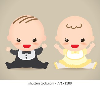 Baby characters graphics