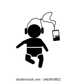 Baby, check, hearing icon. Element of baby icon