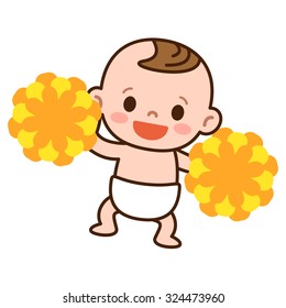 Baby to cheer