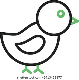 Baby Chick icon vector image. Suitable for mobile application web application and print media.