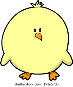 Baby Chick Vector Illustration