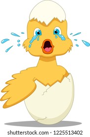 Baby Chicken Cry Cartoon