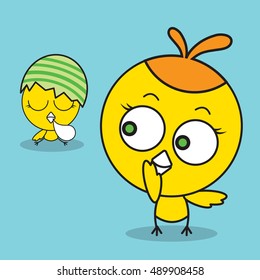 Baby Chicken - Illustration