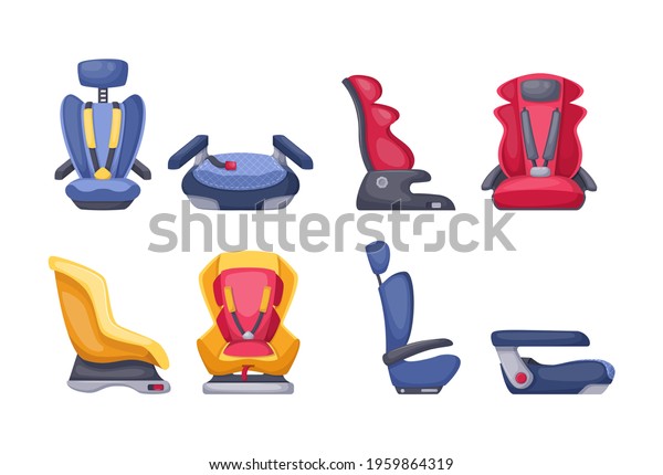 Baby Child Car Seats Various Age Stock Vector (Royalty Free) 1959864319 ...