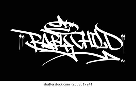 BABY CHILD graffiti tag style design
