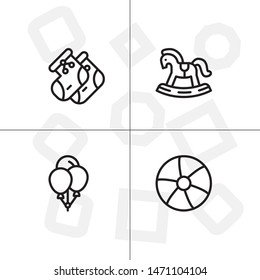 Baby, childhood,motherhood set icon EPS 10 vector format. Professional pixel perfect black and white icons optimized for both large and small resolutions. Transparent background.