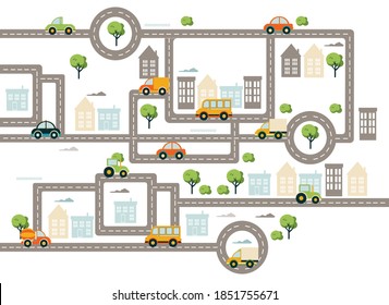 Street Maps For Kids Road Map Children Images, Stock Photos & Vectors | Shutterstock