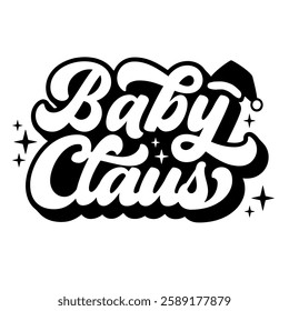Baby Claus | Christmas | Kids Holiday Shirt | Santa Baby