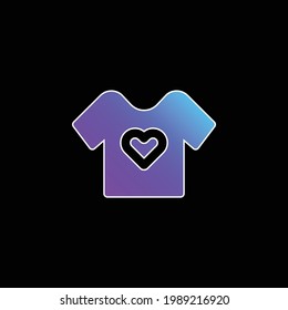 Baby Cloth blue gradient vector icon