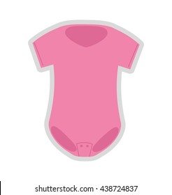 Baby cloth design. pijama icon. isolated image. vector graphic