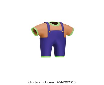 baby cloth icon 3d illustration render