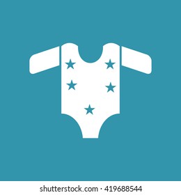 Baby Cloth Icon. Eps-10.