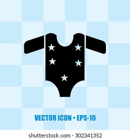 Baby Cloth Icon-Onesie. Eps-10.