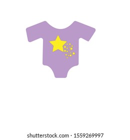 baby cloth simple illustration clip art vector
