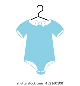 Baby clothes and accesories icon, vector illustration colorful graphic.