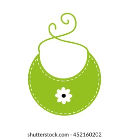 Baby clothes and accesories icon, vector illustration colorful graphic.