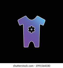 Baby Clothes blue gradient vector icon