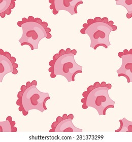 Baby clothes , cartoon seamless pattern background