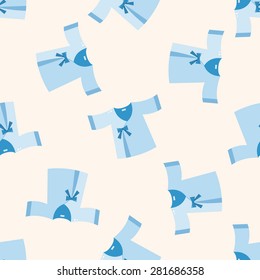 Baby clothes , cartoon seamless pattern background