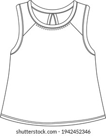 baby clothes collection sketch vector