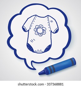 baby clothes doodle