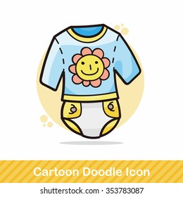 baby clothes doodle