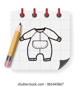 baby clothes doodle