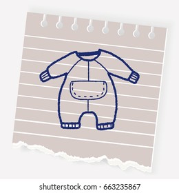 baby clothes doodle