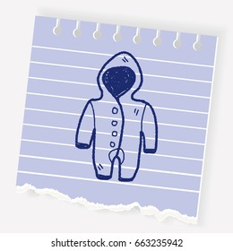 baby clothes doodle