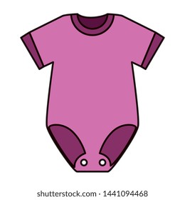 baby clothes fashion isolated icon