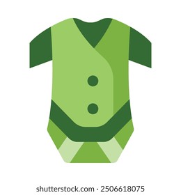 Baby Clothes Flat Icon Design For Personal nad Commercial Use