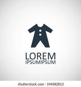 baby clothes icon