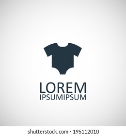 baby clothes icon