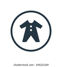 baby clothes icon