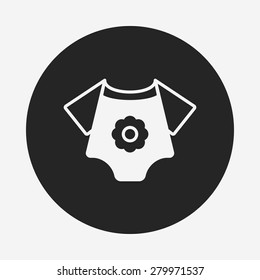 baby clothes icon