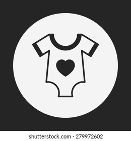 baby clothes icon