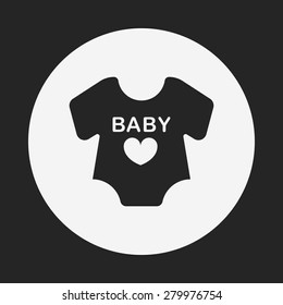 baby clothes icon