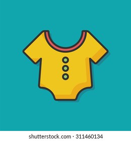 baby clothes icon