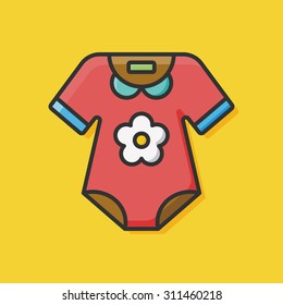 baby clothes icon
