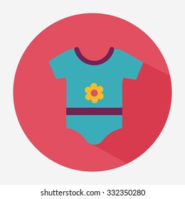 baby clothes icon.