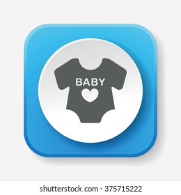 baby clothes icon