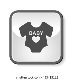 baby clothes icon