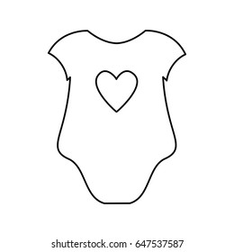 baby clothes icon