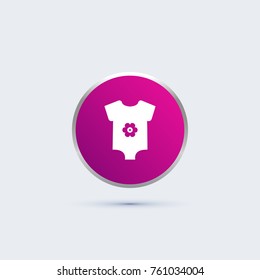 baby clothes icon