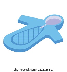 Baby clothes icon isometric vector. Kid dress. Boy child