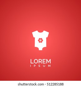 baby clothes icon. baby clothes logo
