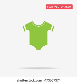 Baby clothes icon. Vector concept illustration for design.
