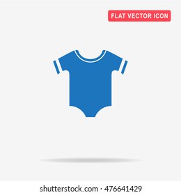 Baby clothes icon. Vector concept illustration for design.