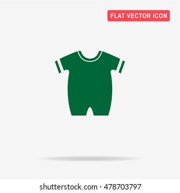 Baby clothes icon. Vector concept illustration for design.